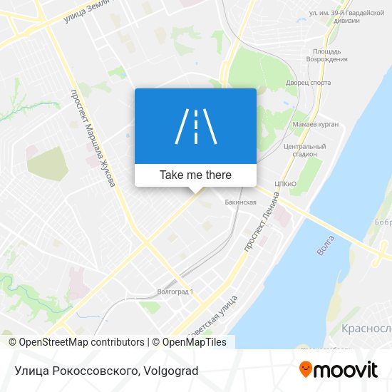 Улица Рокоссовского map