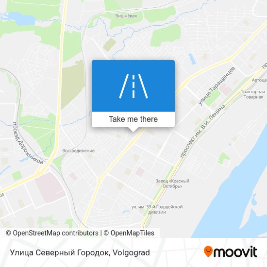 Улица Северный Городок map