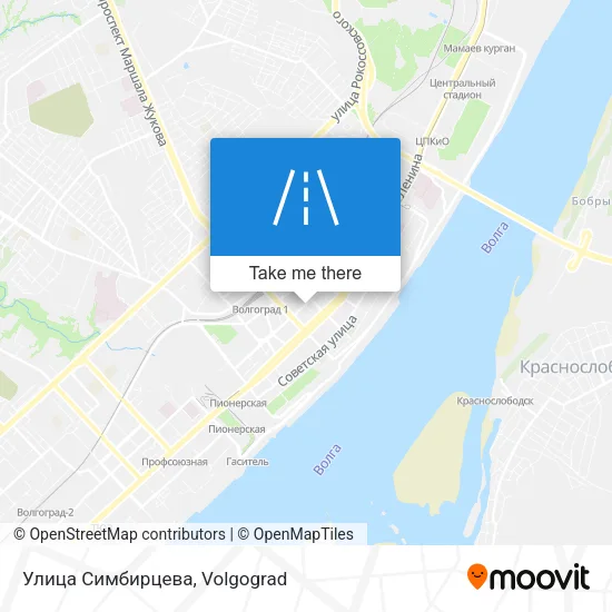 Улица Симбирцева map