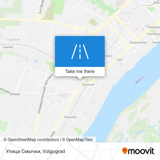 Улица Смычки map