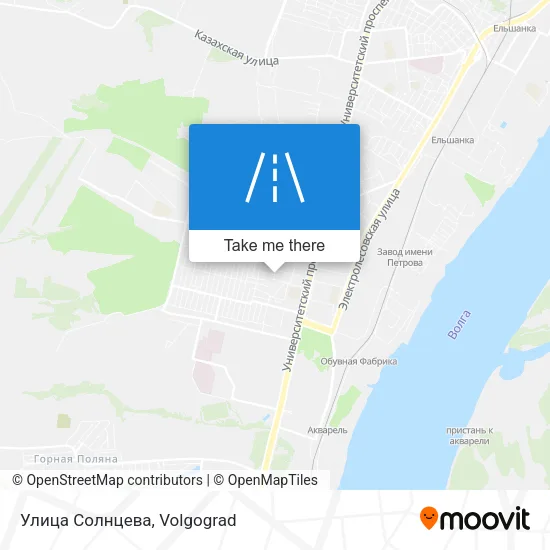 Улица Солнцева map
