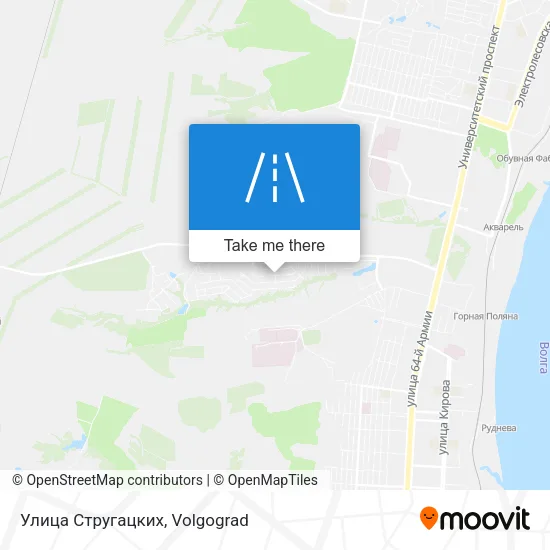 Улица Стругацких map