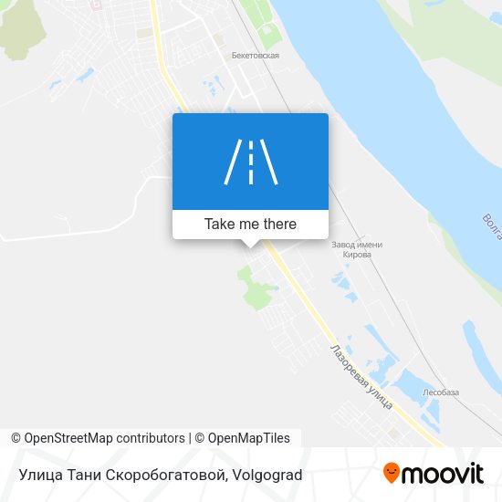 Улица Тани Скоробогатовой map