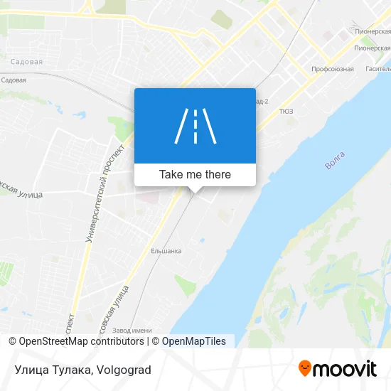 Улица Тулака map