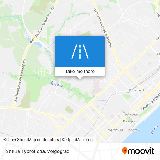 Улица Тургенева map