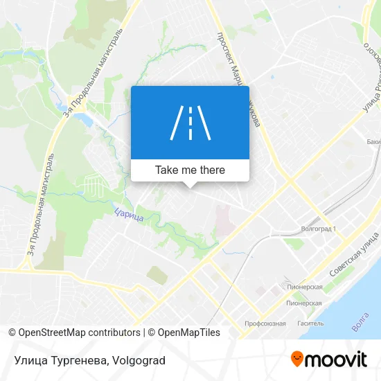 Улица Тургенева map