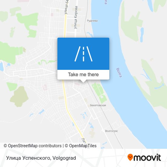 Улица Успенского map