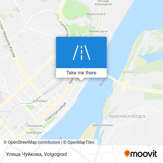 Улица Чуйкова map