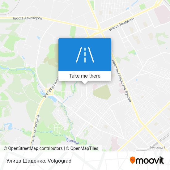 Улица Шаденко map