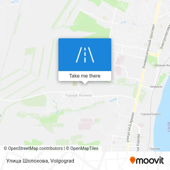 Улица Шолохова map