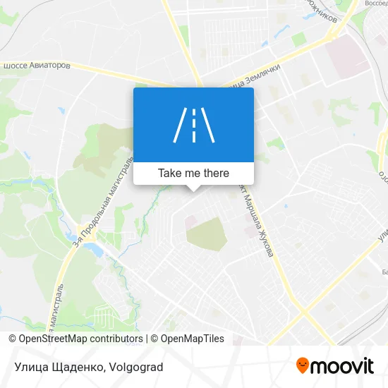 Улица Щаденко map