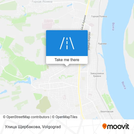Улица Щербакова map