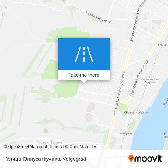 Улица Юлиуса Фучика map