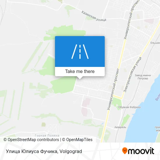 Улица Юлиуса Фучика map