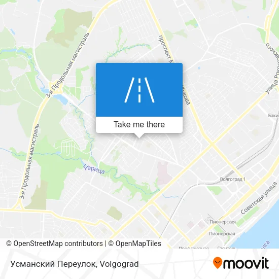 Усманский Переулок map