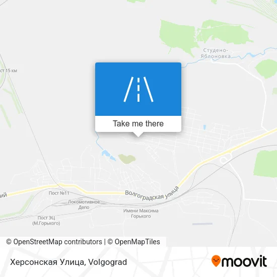 Херсонская Улица map