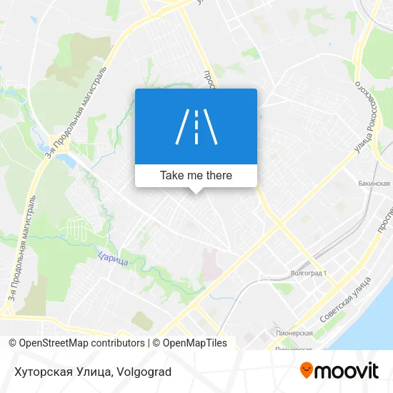 Хуторская Улица map