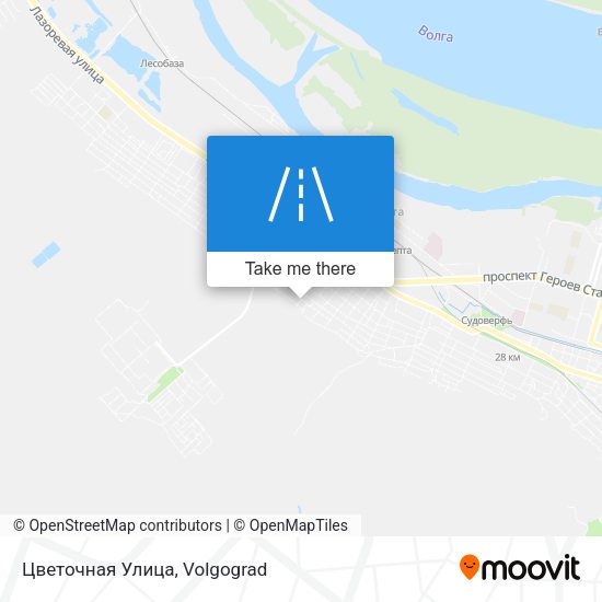 Цветочная Улица map