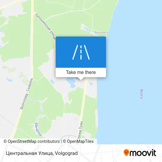 Центральная Улица map