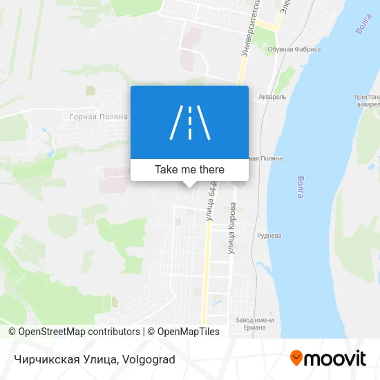 Чирчикская Улица map