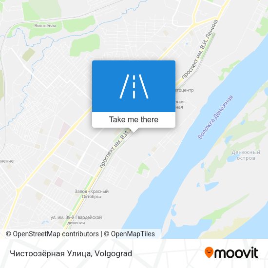 Чистоозёрная Улица map
