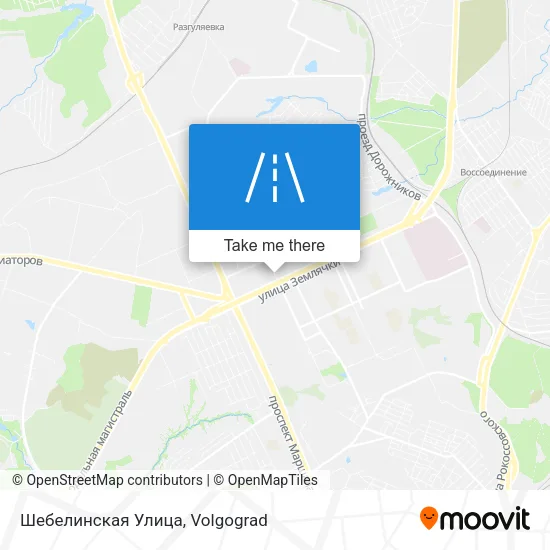Шебелинская Улица map