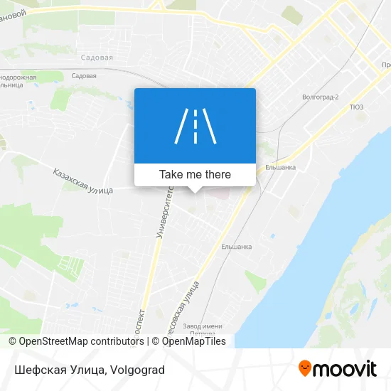 Шефская Улица map