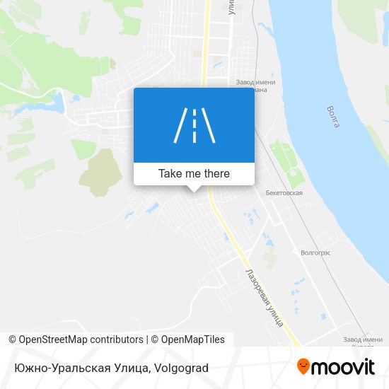 Южно-Уральская Улица map