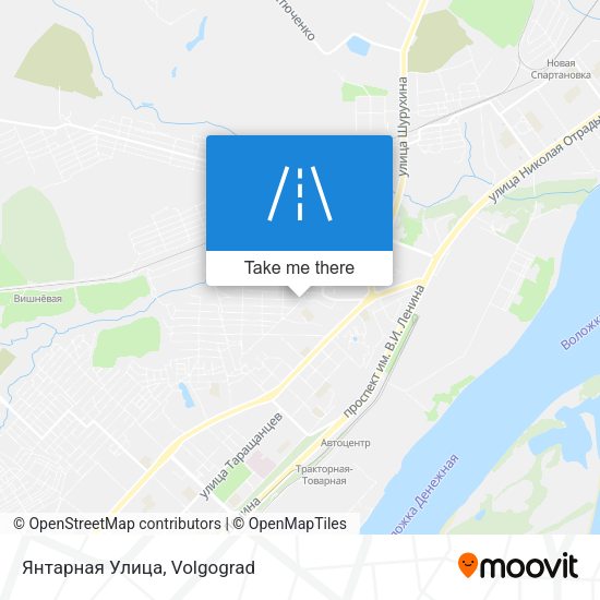 Янтарная Улица map