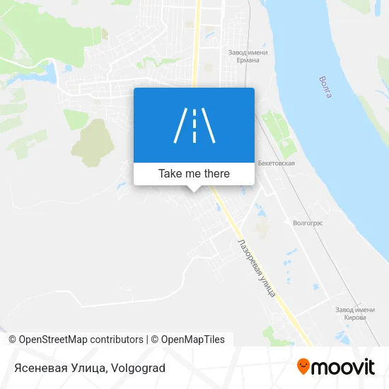 Ясеневая Улица map