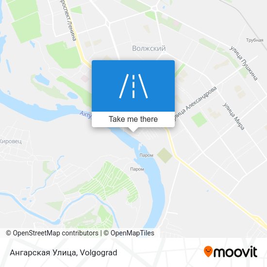 Ангарская Улица map