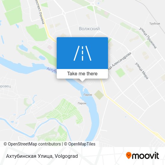 Ахтубинская Улица map