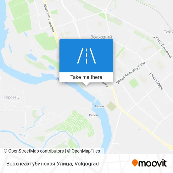 Верхнеахтубинская Улица map