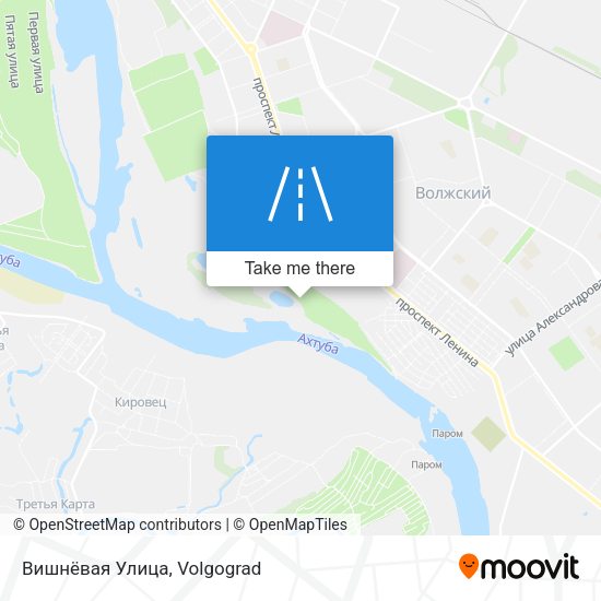 Вишнёвая Улица map