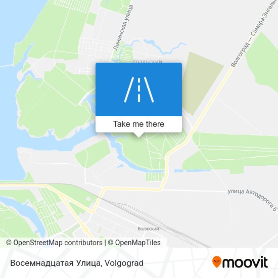 Восемнадцатая Улица map