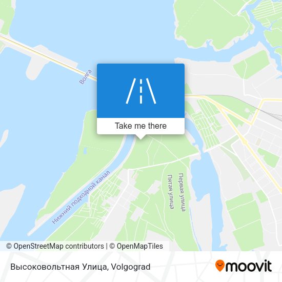 Высоковольтная Улица map