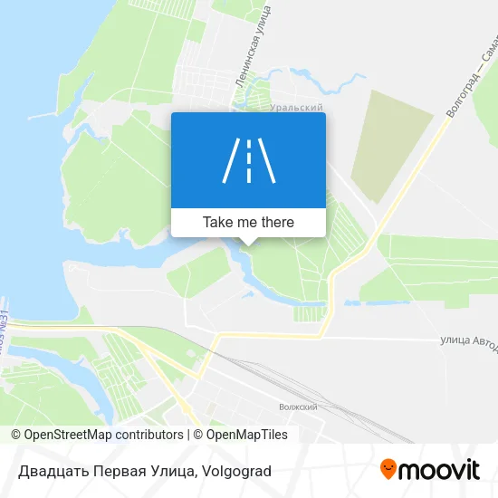 Двадцать Первая Улица map