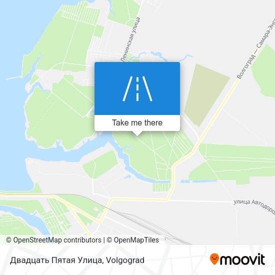 Двадцать Пятая Улица map