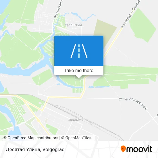 Десятая Улица map