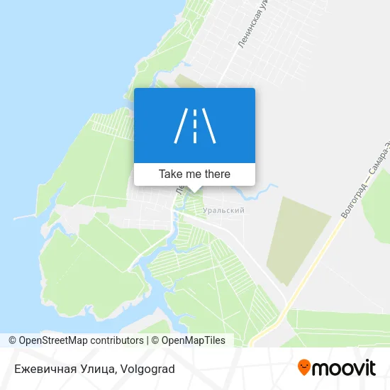 Ежевичная Улица map