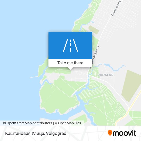 Каштановая Улица map