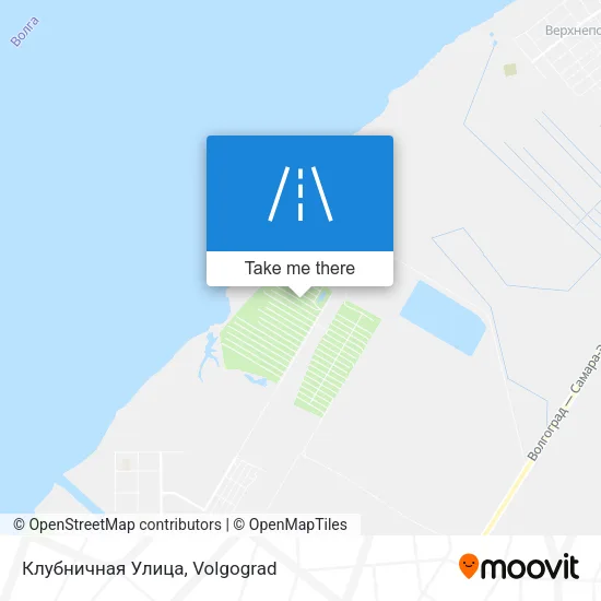 Клубничная Улица map