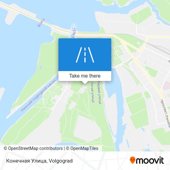 Конечная Улица map