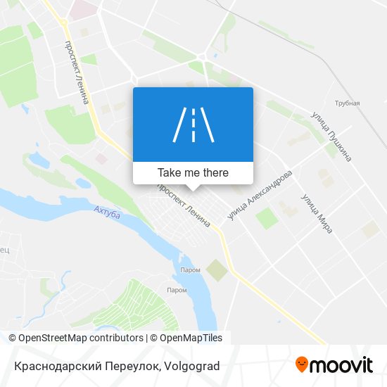 Краснодарский Переулок map