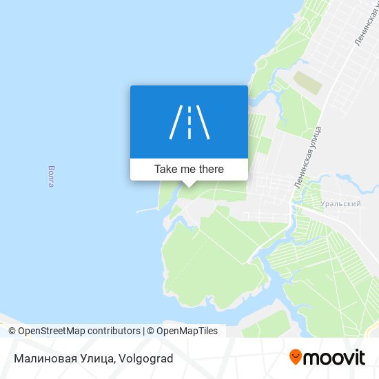 Малиновая Улица map