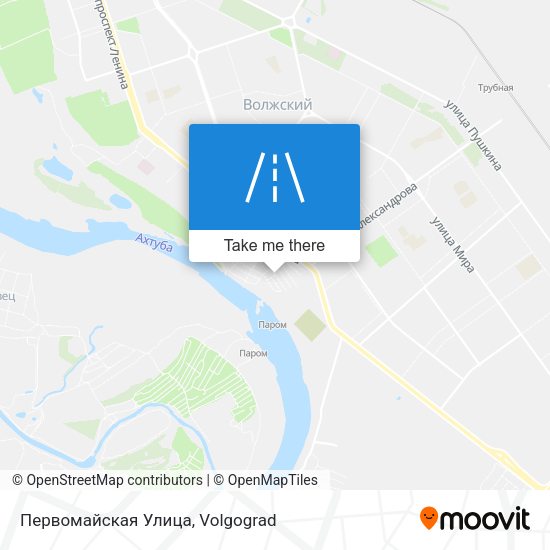 Первомайская Улица map