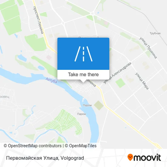 Первомайская Улица map