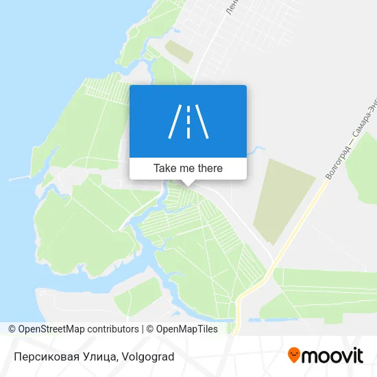 Персиковая Улица map