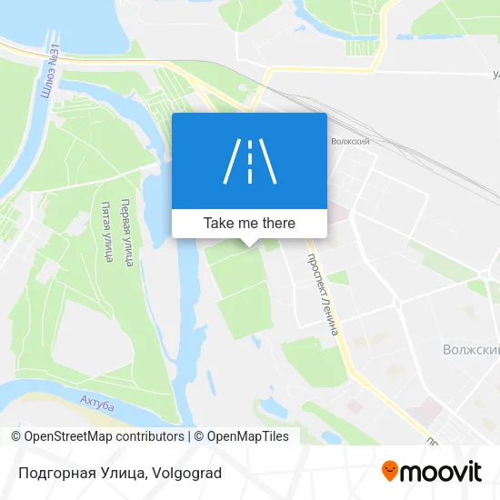 Подгорная Улица map