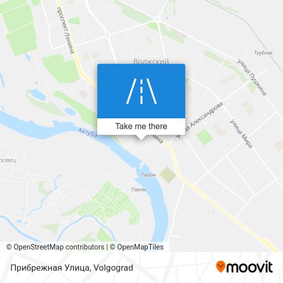 Прибрежная Улица map